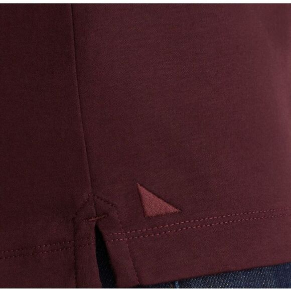 Men’s Untuckit Wrinkle-Free Long-Sleeve Damaschino Polo Size M - Picture 5 of 8